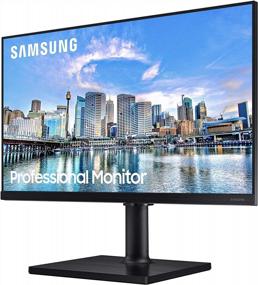 img 3 attached to Adjustable Samsung LF24T452FQNXGO 24 Inch Computer Monitor - 1920X1080P, 75Hz, Flicker-Free, Height Adjustment, USB Hub, Wall Mountable, HD, IPS, HDMI