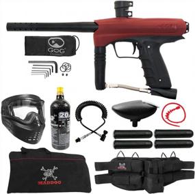 img 4 attached to Expert Maddog Package: GOG ENMEy Paintball Gun Marker With Complete Starter Kit