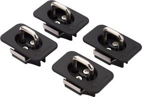 img 4 attached to 🔗 Bull Ring Flush Fit Retractable Tie Down Anchors (Offset) for Ford - 2 Pair: Compatible with F150 ‘15-‘20 & Super Duty ‘17-‘19