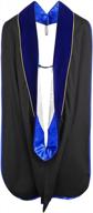 lescapsgown doctoral hood with gold piping logo