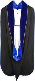 img 1 attached to Lescapsgown Doctoral Hood With Gold Piping
