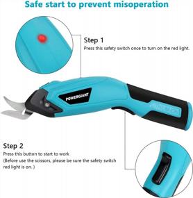img 1 attached to Cut Through Anything With POWERGIANT Cordless Electric Scissors - Perfect For Fabric, Leather, And More!