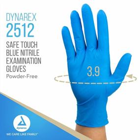 img 3 attached to Dynarex Powder-Free Nitrile Exam Gloves, Non-Latex, Medium Size, 100 Count Per Pack, Pack Of 10 For Maximum Convenience