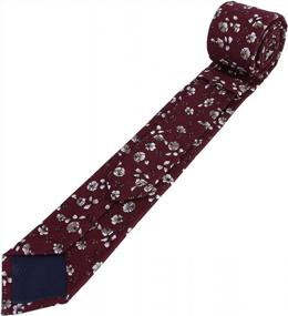 img 2 attached to Upgrade Your Style With Ayliss Men'S Printed Floral Cotton Skinny Ties