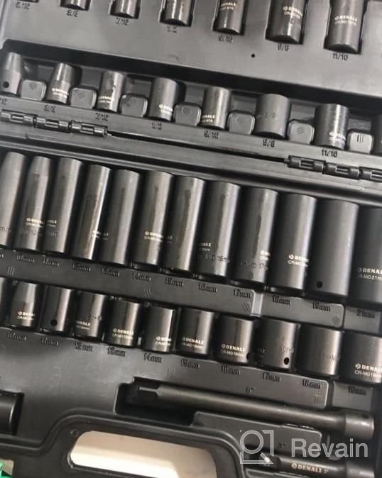 img 1 attached to Maximize Your Socket Collection With Amazon Brand Denali 80-Piece Impact Socket Set - SAE And Metric Sizes, Including Star And Inverted Star With Convenient Carrying Case review by Bryan Aleman