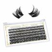 get a natural look with quewel 72 pcs lash clusters for home diy extensions - wide stem, super strong and thin band wispy lashes in mix 10-16mm individual clusters (qukh01-mix10-16mm) logo
