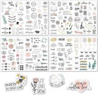 230 pcs cute wedding stickers - aesthetic retro journaling supplies kit for planner, junk journals & scrapbooking logo