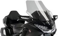 🛡️ puig touring windshield for honda gl1800 goldwing 18-19 clear/smoke логотип