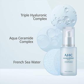 img 2 attached to Aesthetic Hydration Cosmetics AHC Face Serum Aqualuronic Hydrating Aqualuronic Korean Skincare 1.01 Oz