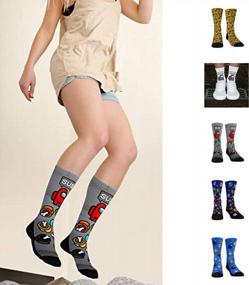 img 4 attached to AnNido среди нас носки для женщин/мужчин, новинки мультфильмов забавные носки для подарков