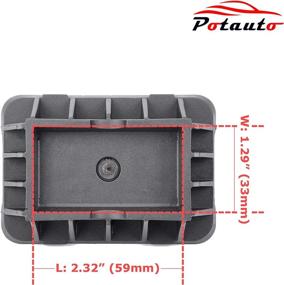 img 3 attached to Potauto Upgraded Car Jack Lift Pad Puck Support 51717237195 - Compatible with BMW 1 3 5 6 7 X1 M3 M5 M6 Series (Quantity 1)