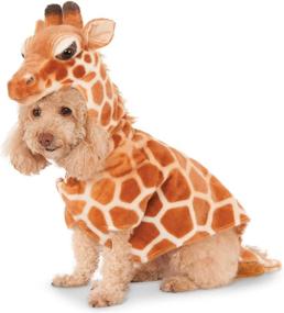 img 4 attached to Medium-sized Giraffe 🦒 Hoodie for your Adorable Pet!