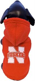 img 2 attached to NCAA Nebraska Cornhuskers Polar Fleece Hooded Dog Jacket: Ultimate Fan Gear for Your Pup!