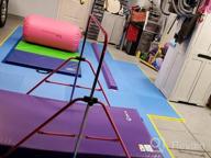 img 1 attached to 🤸 ZENOVA Gymnastics Junior Kip Bar - Height Adjustable & Foldable Gymnastic Horizontal Bar for Kids review by Daniel Espinoza
