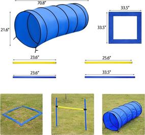 img 2 attached to Оборудование для аджилити Тренировка с препятствиями Регулируемая