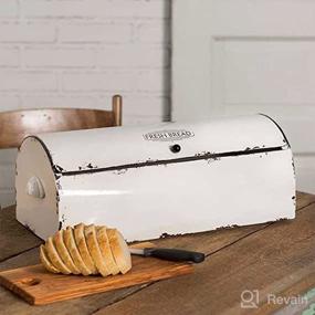 img 3 attached to 🍞 CTW Home Vintage Bread Box: Stylish and Spacious Storage Solution