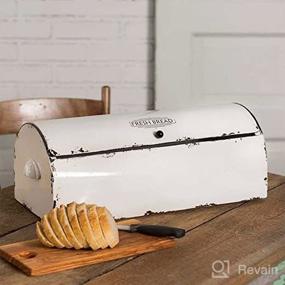 img 4 attached to 🍞 CTW Home Vintage Bread Box: Stylish and Spacious Storage Solution