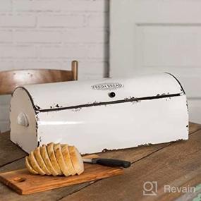 img 2 attached to 🍞 CTW Home Vintage Bread Box: Stylish and Spacious Storage Solution