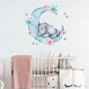 img 3 attached to Cartoon Sleeping Stickers Decoration Interior Nursery