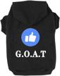 trudz pet hoodies emoticon sweatshirt dogs logo