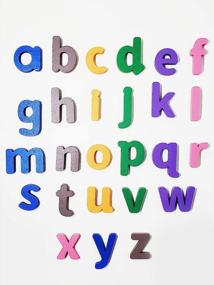 img 3 attached to 🌈 Ally's Rainbow World: Toddler Educational Wooden Letter Learning Cards for Cognitive Word Development - Montessori Spelling Bee Game