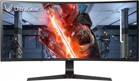 img 4 attached to LG 34GL750-B Ultragear 34 Inch UltraWide Screen, Curved, Height Adjustable, 144Hz, Adaptive Sync