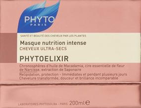img 2 attached to Revitalize Dry & Damaged Hair With PHYTO Phytoelixir Intense Nutrition Mask - 6.7 Fl Oz