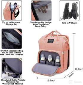img 2 attached to Backpack Changing Multifunctional Waterproof Sunshade，Built Diapering good in Diaper Bags