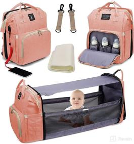 img 4 attached to Backpack Changing Multifunctional Waterproof Sunshade，Built Diapering good in Diaper Bags