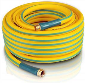 img 4 attached to SuperHandy Garden Water Hose 5/8" Inch X 75' Foot Heavy Duty Premium Commercial Ultra Flex Hybrid Polymer Max Pressure 150 PSI/10 BAR With 3/4" GHT Fittings