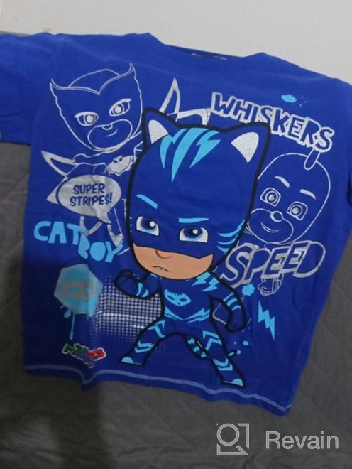 img 1 attached to 🦸 PJ Masks Boys' Catboy T-Shirt: Unleash Your Superhero Powers review by Brent Shaeffer