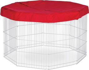 img 3 attached to Red Mat/Cover for 8-Panel Play Pen by Prevue Pet Products - SPV40097