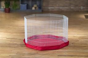 img 2 attached to Red Mat/Cover for 8-Panel Play Pen by Prevue Pet Products - SPV40097