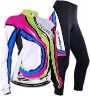 stay comfortable and stylish on your bike with sponeed women's long sleeve cycling jersey logo