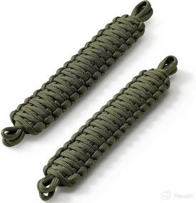 img 3 attached to 🚪 Strong and Durable Door Restrainer Strap for Jeep Wrangler CJ YJ TJ JK JKU JL - 550 Pound Strength, Olive Drab - 2PCS