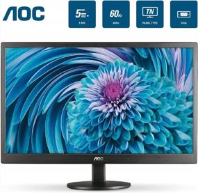 img 4 attached to AOC 70 Series E2070SWHN 19.5" HD Monitor EnergyStar, Wall Mountable, Tilt Adjustment, Anti-Glare Coating