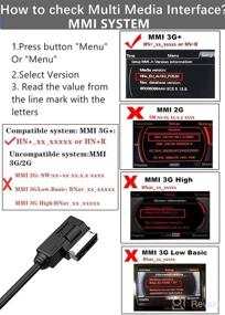 img 3 attached to 🔊 Wireless Music Streaming Adapter - Bluetooth 5.0, Media Interface Aux Receiver for MMI 3G+ System, Compatible with A8L, A4L, A3, A4, A5, Q5, S5, A6, A7