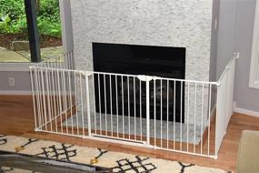 img 1 attached to 🚧 Qdos Construct-A-SafeGate Short Extension - Additional 8-inch Section for Qdos Construct-A-SafeGate - Ideal for Extra-Large or Standalone Baby Gates - Complies with Strictest European Safety Regulations, in White