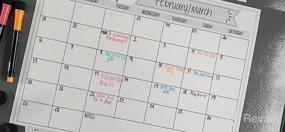 img 8 attached to Stay Organized and Efficient with planOvation's Magnetic Dry Erase Refrigerator Calendar: Large Monthly Planner Magnet for a Clutter-Free Life!