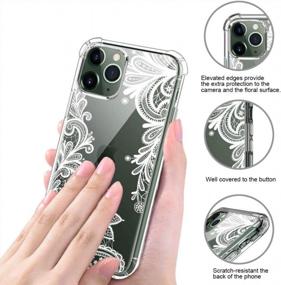 img 1 attached to Amurgo Case For IPhone 11 Pro Max 2019, Shockproof TPU Bumper Protective Case For Apple IPhone 11 Pro Max 6.5 Inch, Clear Lace Design