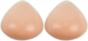 img 4 attached to IVITA Silicone Breast Forms - Triangle Shaped Pair For Mastectomy Patients