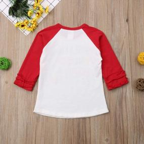 img 2 attached to Toddler Baby Kids Girl Halloween Pumpkin Print Long Sleeve Cotton T-Shirt Top
