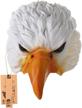 eagle animal latex half face mask perfect for halloween, masquerade, and cosplay parties logo