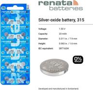 ⌚ efficient power solution: #315 renata watch batteries 2pcs for enhanced timekeeping логотип