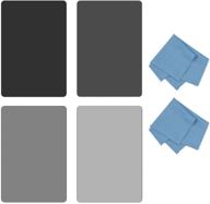 sioti square filter kit 100x150mm (4x6'') with nd2, nd4, nd8, and nd16 for cokin z, lee, hitech, sioti holder (nd) logo