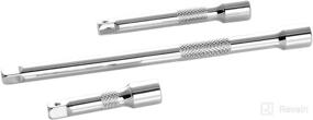 img 3 attached to 🔧 Performance Tool W36940 Socket Extension Bar Set: 3-Piece Kit for 1/4" Drive Tools