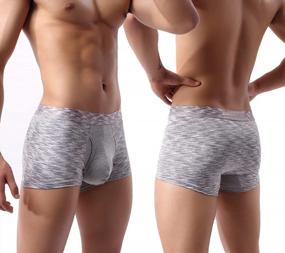 img 1 attached to YuKaiChen Men'S Short-Leg Boxer Briefs With Performance-Enhancing Bulge-Pouch Technology
