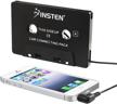 insten 3.5mm universal car audio cassette to aux adapter for smartphones, cassette adapter for car, 3-feet cord logo