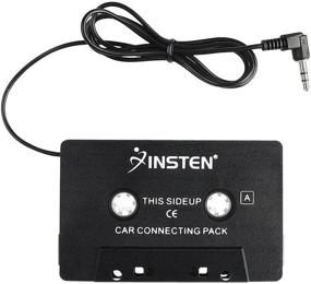 img 3 attached to INSTEN 3.5Mm Universal Car Audio Cassette To Aux Adapter For Smartphones, Cassette Adapter For Car, 3-Feet Cord