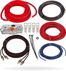 img 4 attached to Upgrade Your Car Audio System With InstallGear 4 Gauge Amp Wiring Kit For Crystal Clear Sound